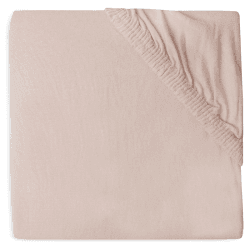 Image showing the Cot Bed Fitted Sheet, Pale Pink product.