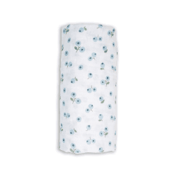 Image showing the Muslin Swaddle, Blueberries product.