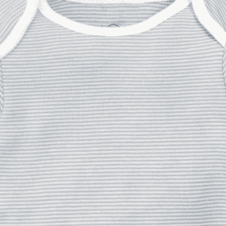 Image showing the Long Sleeve Bodysuit, 3 - 6 Months, Blue Stripe product.