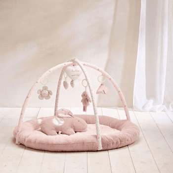 Image showing the Welcome to the World Baby Gym and Activity Playmat, Pink product.