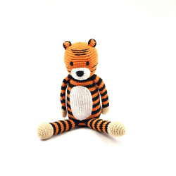 Image showing the Tiger  Rattle, Soft Orange product.