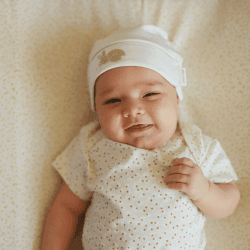 Image showing the Bunny Embroidered Jersey Hat, 3 - 6 Months product.