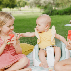 Image showing the 3 in 1 Convertible Multi-Purpose Baby Seat, Hemlock Green product.