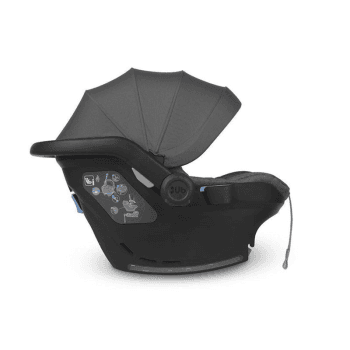 Image showing the MESA i-Size Baby Car Seat, Charcoal Melange product.