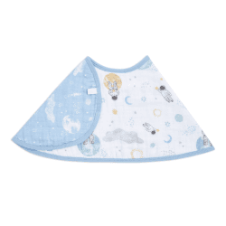 Image showing the Essentials Cotton Muslin Baby Bib & Burp Cloth, 57 x 28cm, Explorers product.