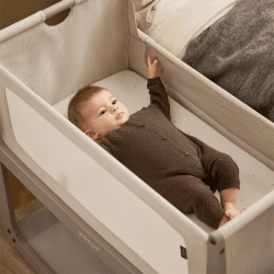 Image showing the SnuzPod5 Bedside Crib, Mocha product.