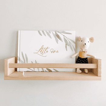 Image showing the Little One Baby Journal, Olive product.