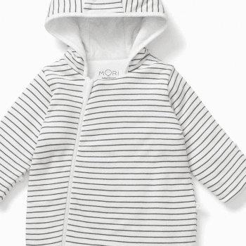Image showing the Pramsuit, 3 - 6 Months, Grey Stripe product.