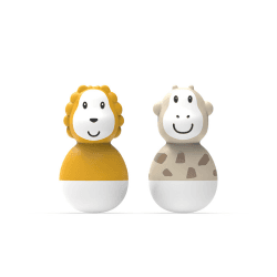 Image showing the Bathtime Wobblers Giraffe & Lion product.