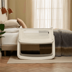 Image showing the SnuzPod5 Bedside Crib, Cashmere product.