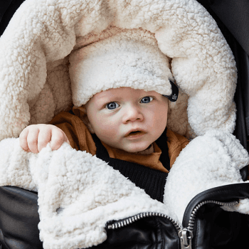 Image showing the Cozy Footmuff, Aviator Black product.