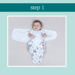 Image showing the Essentials Essentials Pack of 3 Easy Swaddle™ Wraps, 0-3 Months, Toile product.