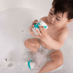 Image showing the Bathtime Buckets, White product.