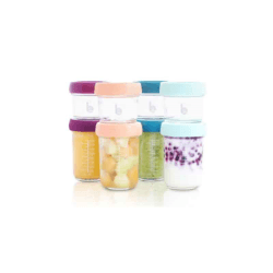 Image showing the Babybols 8 Piece Baby Food Glass Jars, Multi product.