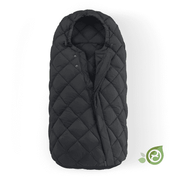 Image showing the Snøgga Puffer Footmuff, Moon Black product.