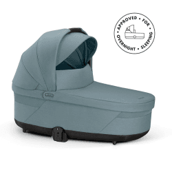 Image showing the Cot S Lux Carrycot, Stormy Blue product.