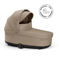 Image showing the Cot S Lux Carrycot, Almond Beige product.