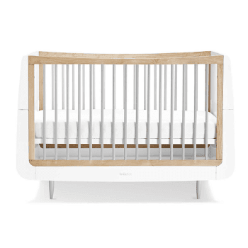 Image showing the SnuzKot Skandi Cot Bed excl. Mattress, Grey product.