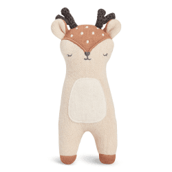 Image showing the Dainty Deer Little Hands Toy, Cream product.
