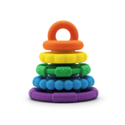 Image showing the Rainbow Stacker & Teether, Bright product.