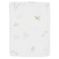 Image showing the Pack of 3 Muslin Washcloths, Lovely Birds product.