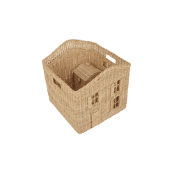 Image showing the Country Cottage Set of 3 Storage Baskets, Rattan product.
