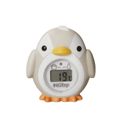 Image showing the Penguin Bath & Room Thermometer, Grey product.
