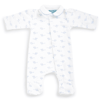 Image showing the Mouse Magnetic Fastening Sleepsuit Onesie, 6 Months, Blue product.