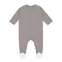 Image showing the Sleepsuit Pyjama GOTS, 3 - 6 Months, Sprinkle Taupe product.