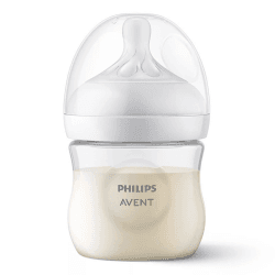 Image showing the Natural Response 6 Piece Baby Bottle Set, Clear product.