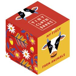 Image showing the Tiny Cloth Books My First Farm Animals, Mixed product.