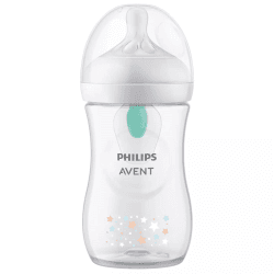 Image showing the Natural Response AirFree Vent Baby Bottle, 260ml, Stars product.