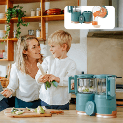 Image showing the Nutribaby Glass Baby Food Maker, Green product.
