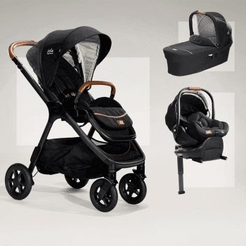 Image showing the Finiti Flex Travel Ready 4 Piece Travel System Bundle, Eclipse product.