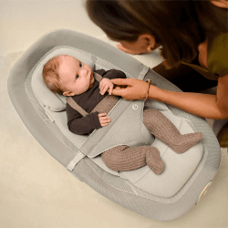 Image showing the Dove Pro Baby Bouncer, Elegance Beige product.