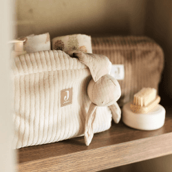 Image showing the Cloudy Rib Pouch, Oatmeal product.