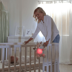 Image showing the LoveLight Lily the Unicorn™ Glowing Sound Machine, Pink product.