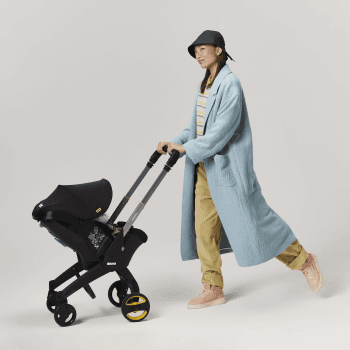 Image showing the Doona i Baby Car Seat to Stroller, Nitro Black product.