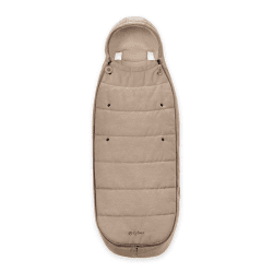 Image showing the Gold Pushchair Footmuff, Almond Beige product.