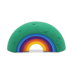 Image showing the Over the Rainbow Stacking & Chewing Toy, Bright product.