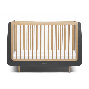 Image showing the SnuzKot Skandi Cot Bed excl. Mattress, Slate / Natural product.