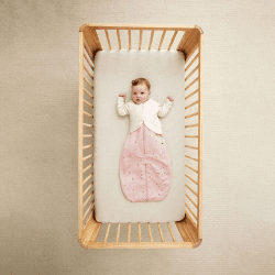 Image showing the Organic Long Sleeved Sleep Arm Warmers, 3 - 12 Months, Oatmeal product.