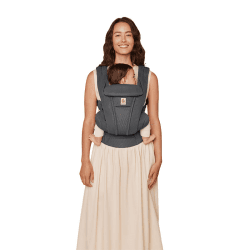 Image showing the Omni Deluxe Mesh Baby Carrier, Graphite Grey product.
