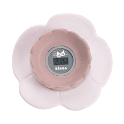 Image showing the Lotus Digital Bath and Room Thermometer, Pink product.
