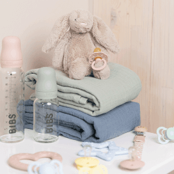 Image showing the Baby Shower Gift Set, Blue product.
