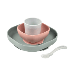 Image showing the 4 Piece Silicone Meal Set, Eucalyptus product.