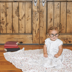 Image showing the Boutique Cotton Muslin Sleeping Bag, 1.0 TOG, 6 - 18 Months, Harry Potter product.