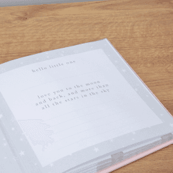 Image showing the Bambino Beautiful Baby Girl Photo Album, Pink product.