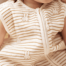 Image showing the Jollein x Miffy Sleeping Bag, 0.5 Tog, 3 - 6 Months, Biscuit product.