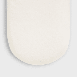 Image showing the Organic Moses Basket Fitted Sheet, Linen product.